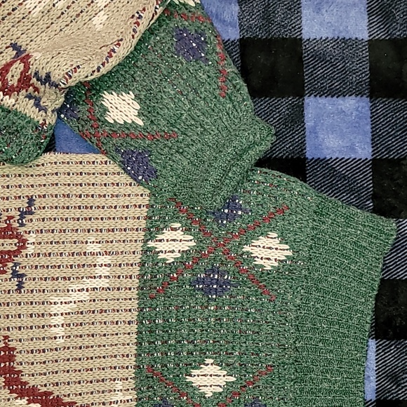 Vintage. 90s. St John's Bay. Thick 90%Acrylic Crewneck Sweater. Size XL - Picture 12 of 15